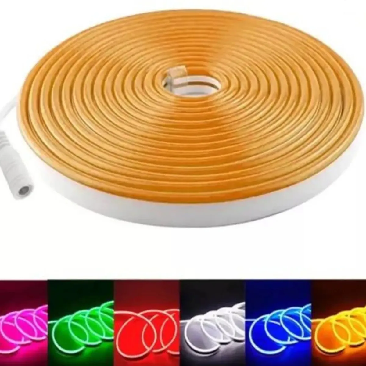 Fita LED Lelos Efeito neon 2835 rosa 5m IP65