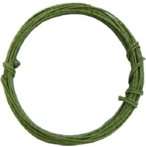 Kit 16 Rolos De Arames Encapados N°26 (5 Metros Cada Rolo) Cor Verde