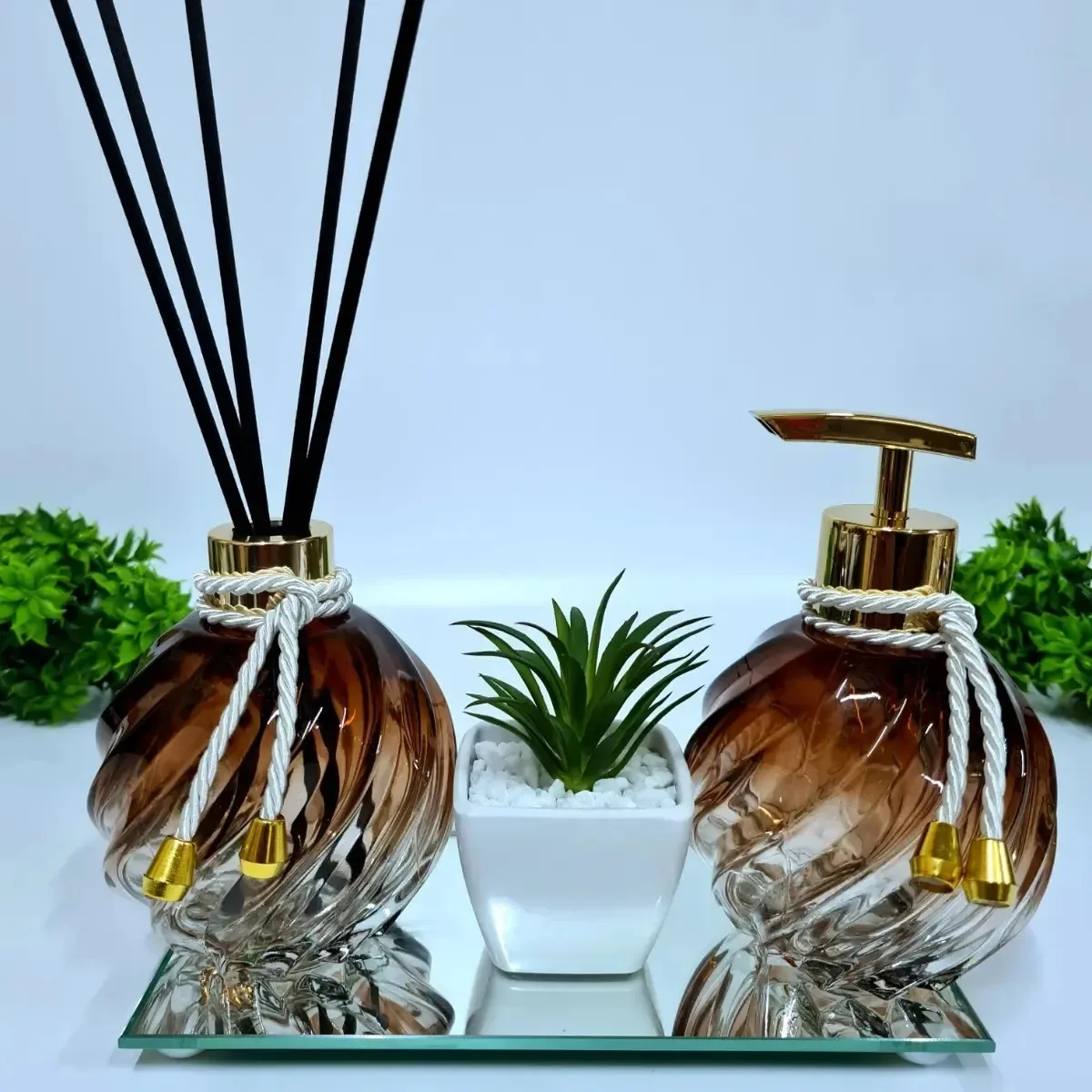 Kit Lavabo, Saboneteira, Difusor E Acessórios, 250ml