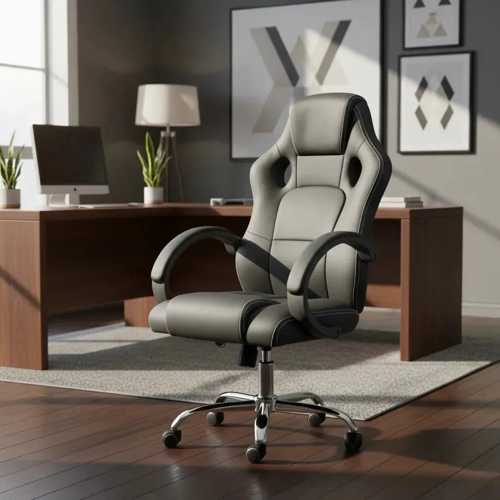 Cadeira de mesa Pc Gamer - Premium Swivel - Black Web Furniture