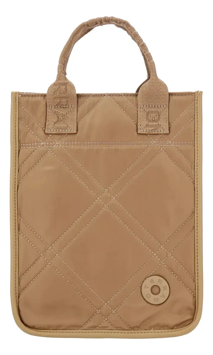 Bolsa acolchoada Matero Terrano Taupe
