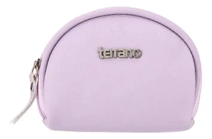Bolsa redonda Smooth Lilac Terrano Bolsa de moedas