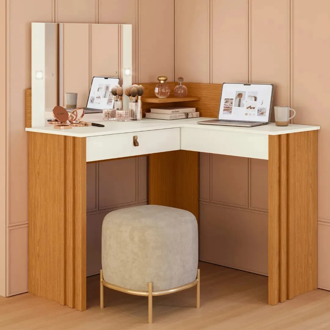 Penteadeira Muebles Web Glow Cinamomo/Off white