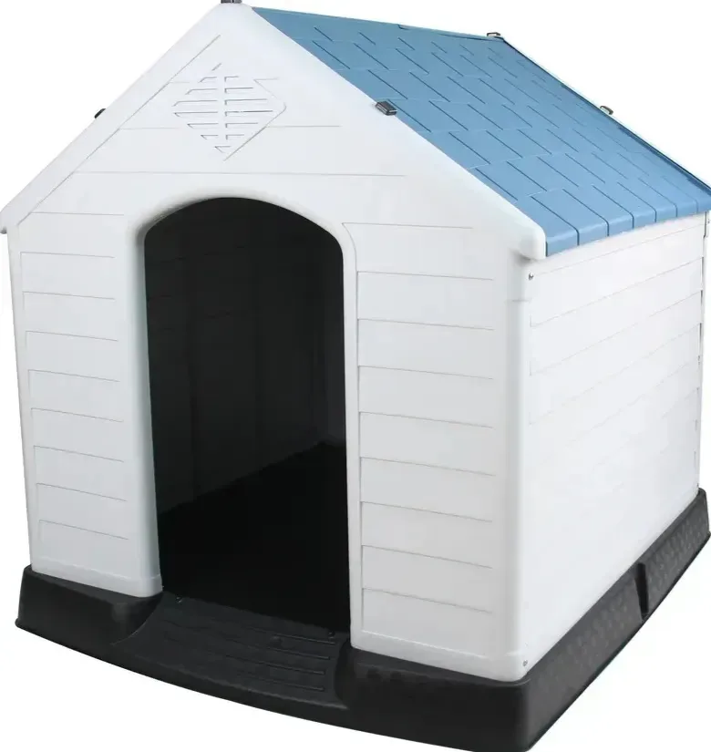 Casinha para cães - Chuveiro - Casa para animais de estimação - Raça azul grande