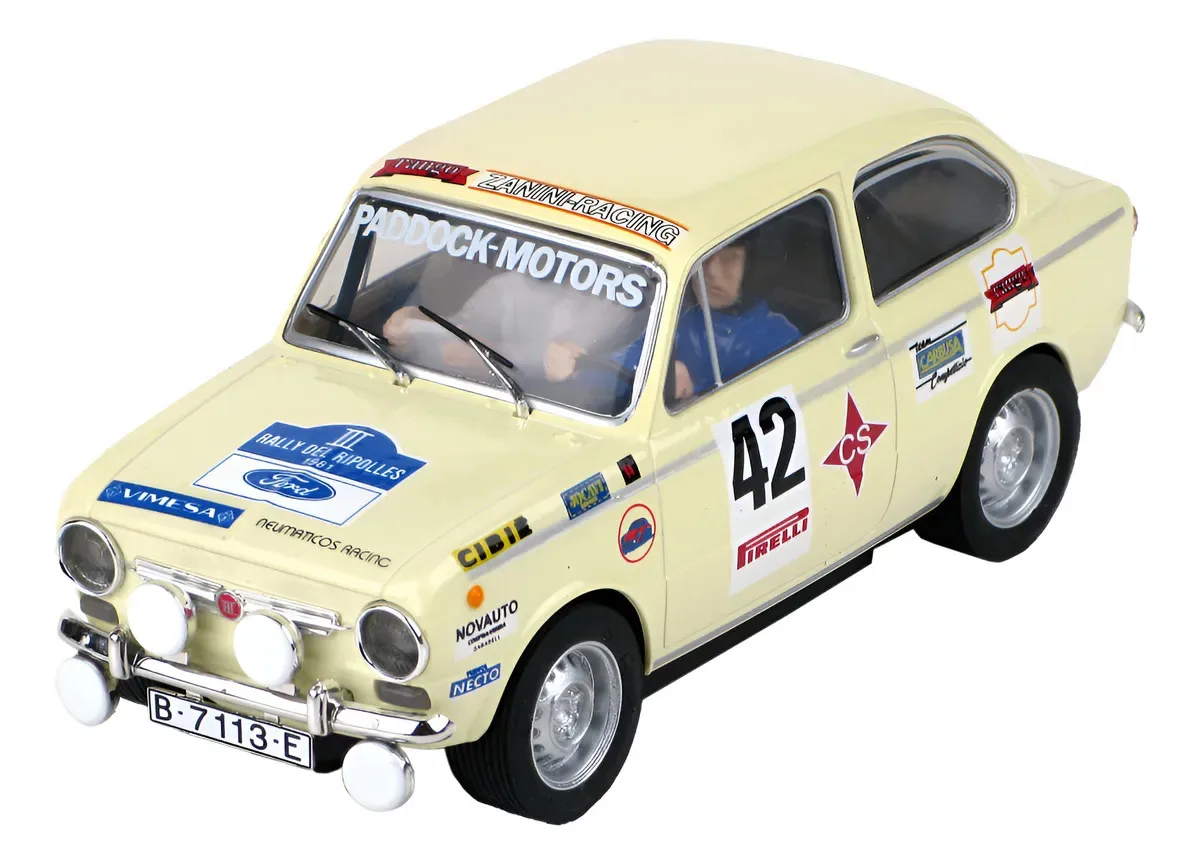 Carro para Scalextric - Scx Seat 850 Rally Del Ripolles Beige
