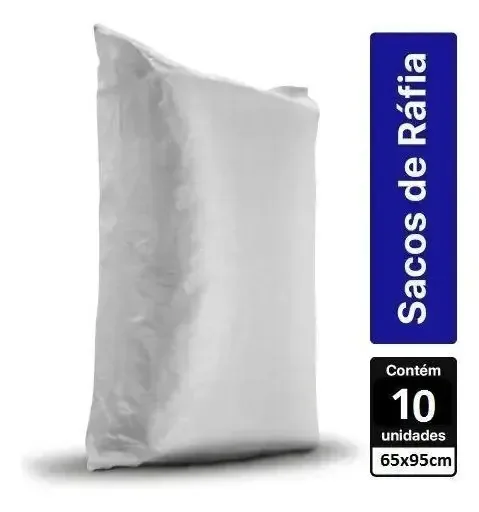 Sacos Virgem 50x70cm - Alta Resistência - Kit 10 Und
