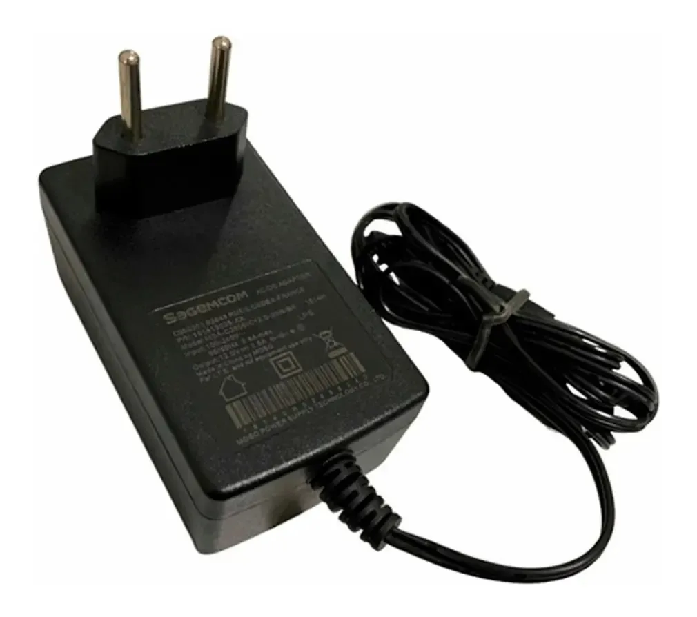 10x Fontes Tipo Sky 12v 2,5a Pino Agulha Sagemcom C/ Led