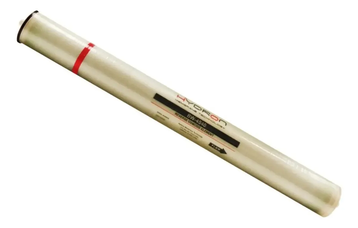 Hydron 4 X 40, 2400 Gpd, membrana salobra de baixa pressão