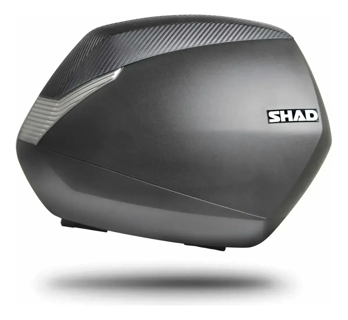 Conjunto de baús laterais de carbono Agrobikes Shad 36 Lts preto