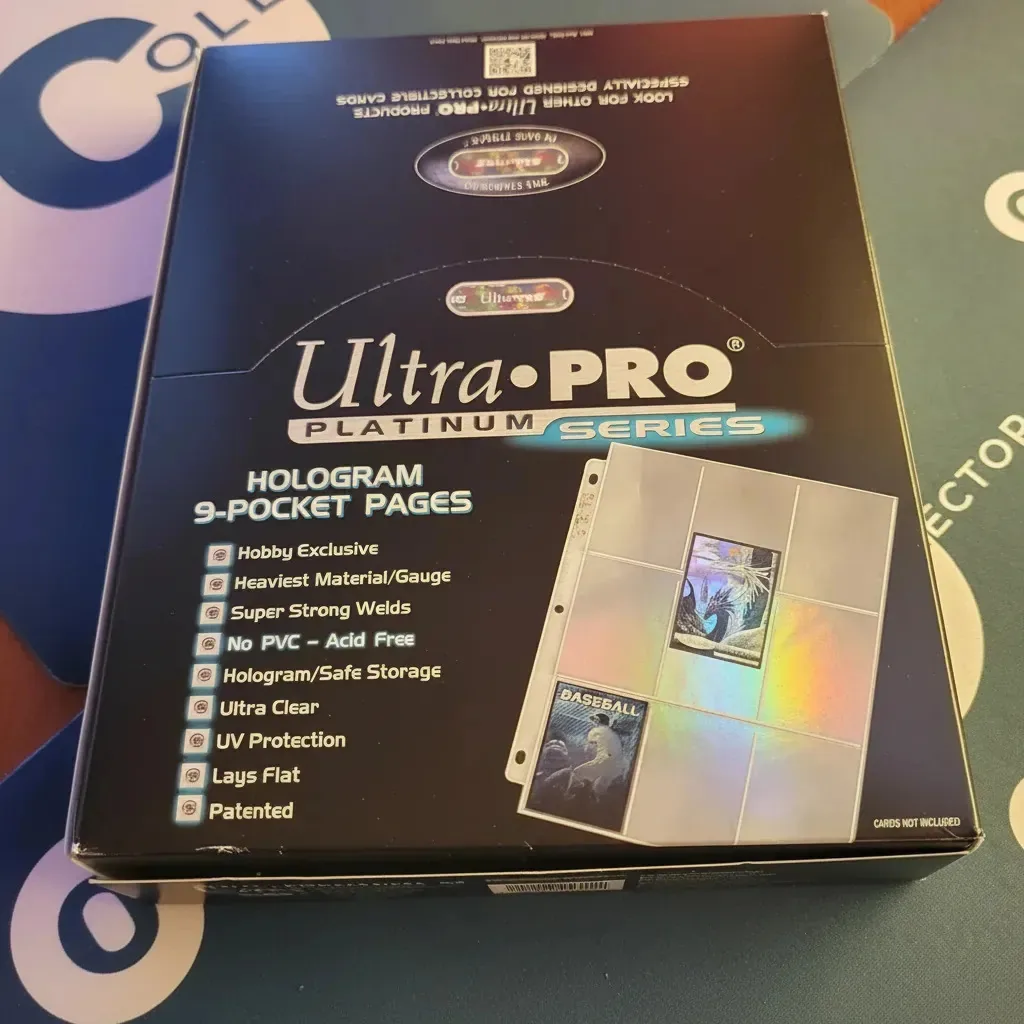 Pasta de cartões Folios Ultra Pro Platinum de 9 bolsos Tcg X10 transparente