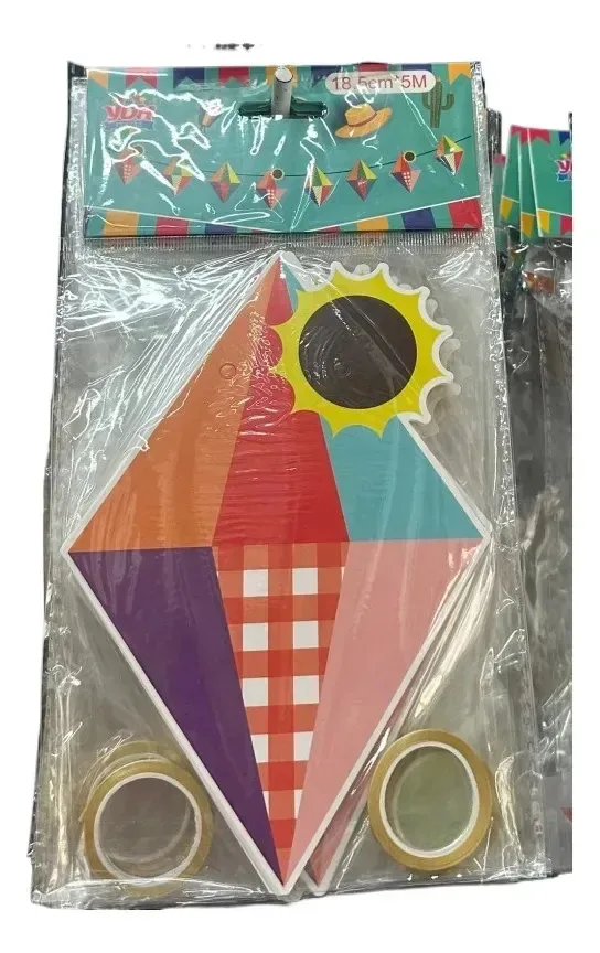 8 Enfeites De Balão Festa Junina Arraiá Decoração Com Varal