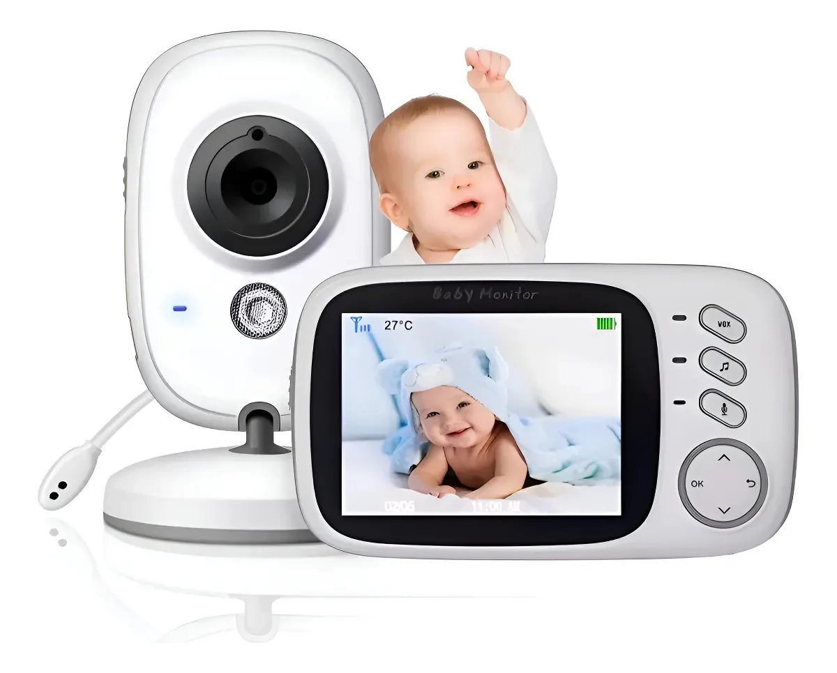 Babá Eletrônica Vb603 Câmera Wi-fi Com Áudio E Visão Noturna Branco