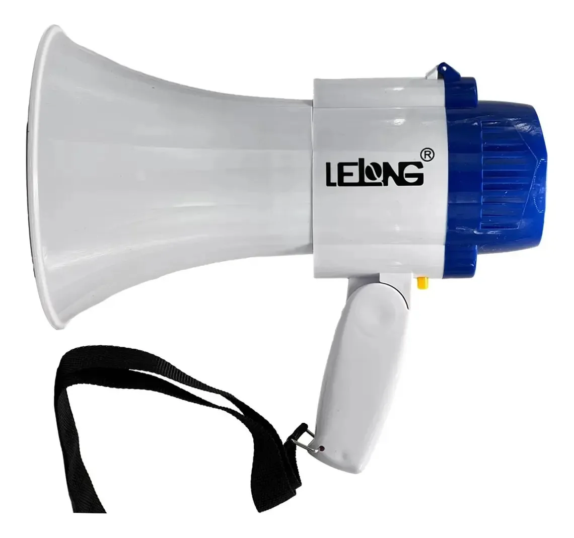 Megafone de mão Aikino LE-997 branco/azul 35W