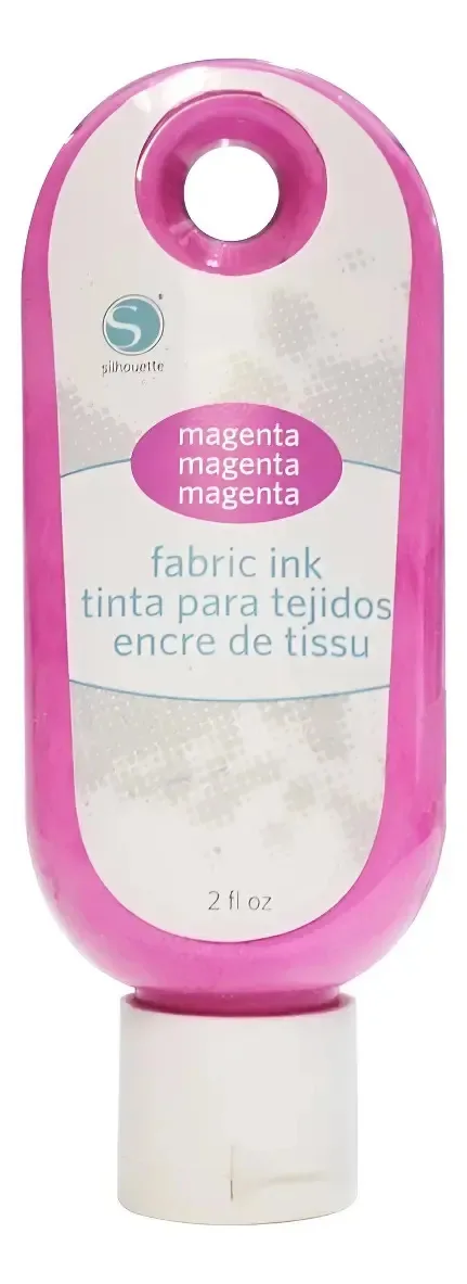Tinta de tecido Silhouette de 2 onças - Cores - Tinta magenta