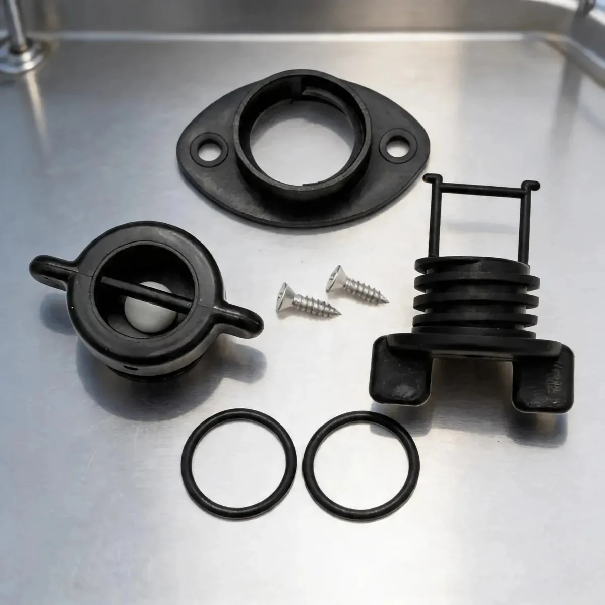 Válvula Dreno Automático P Barcos E Lanchas Ram Plug Fixo