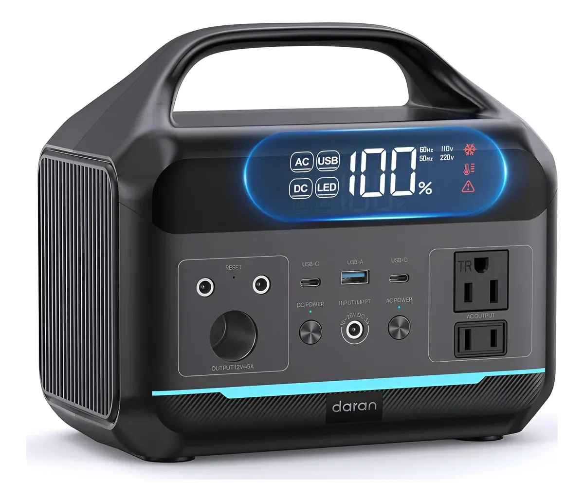 Central elétrica portátil Daran Neo 300w 192wh para