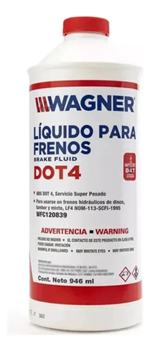 Fluido de freio Wagner Dot4 946ml