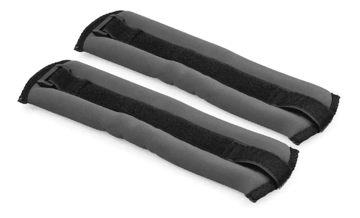 Leggings de pulso Bodyfit de 3 libras (1,3 kg) /1 par cinza com preto