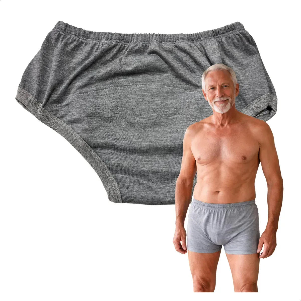 Cueca P/ Proteção Incontinência Impermeável Superabsorvente