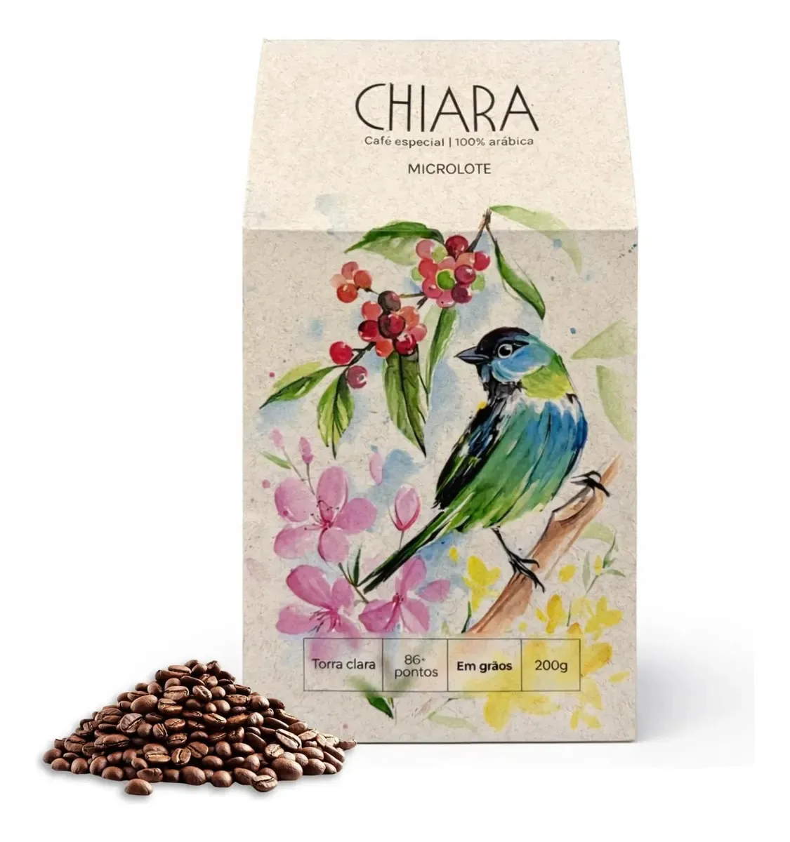 Café Especial Chiara Microlote Grãos 86 Sca 200g