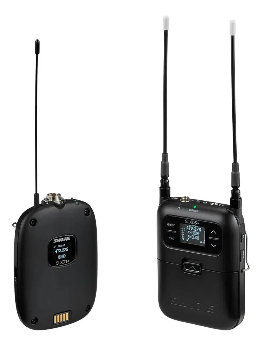 Sistema Bodypack portátil sem fio Shure SLxd15+-G57