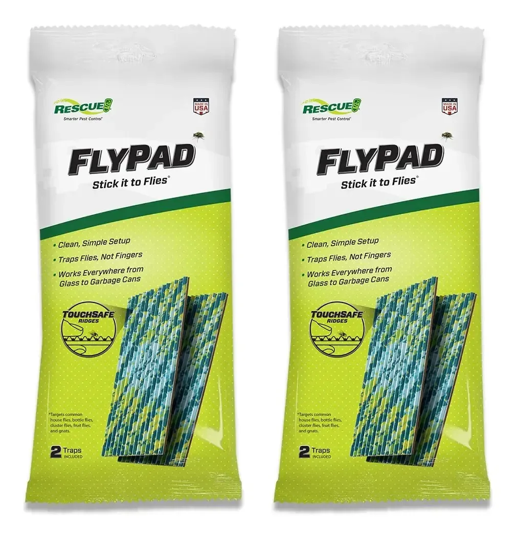 Rescue! Flypad - Armadilhas adesivas para moscas para uso em interiores