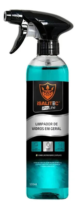 Limpa Vidros Automotivo Isalitec 500ml Antiembaçante