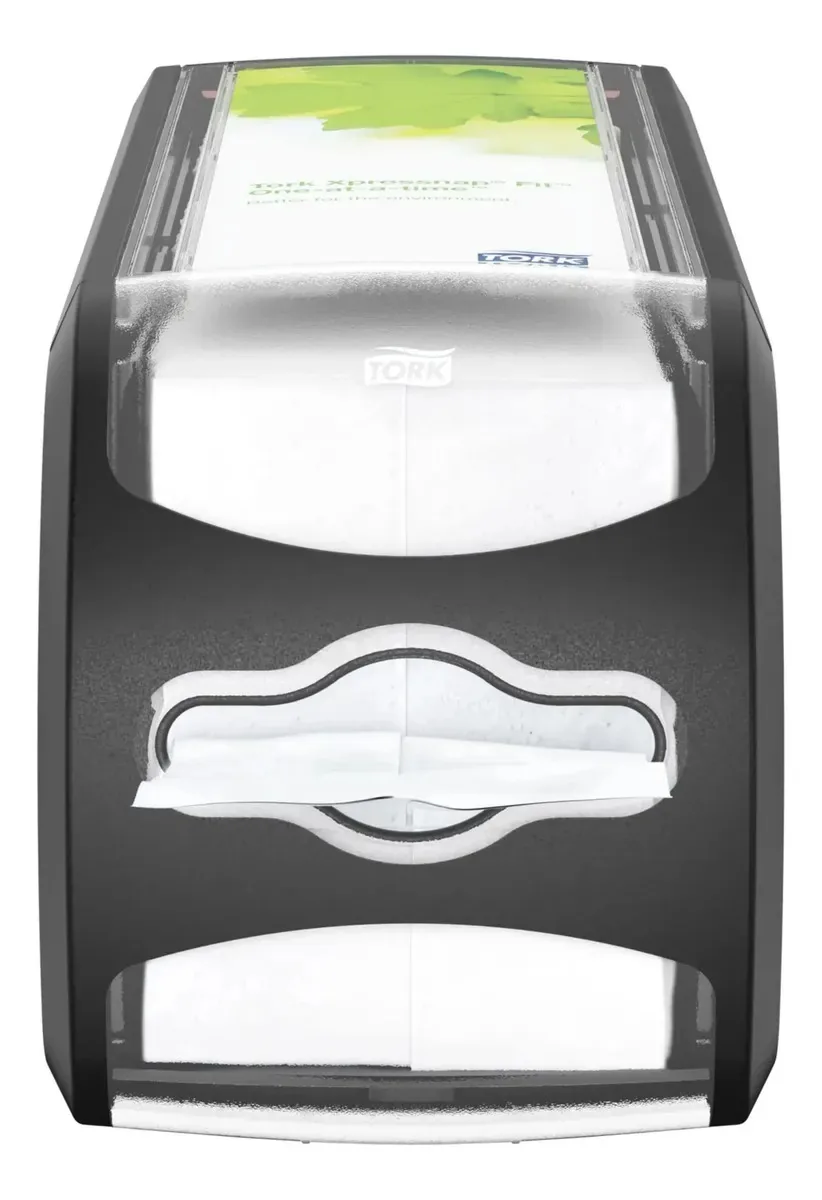 Porta-guardanapos preto Tork Xpressnap N14 Signature