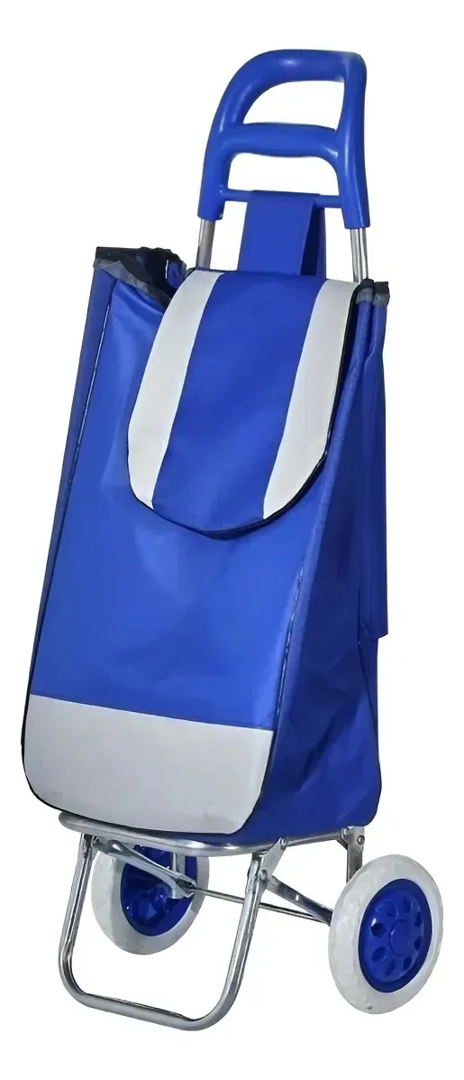 Carrinho plataforma Chinoinc CARRO DE FERIA cor azul