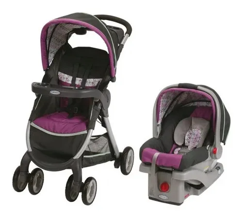 Graco Fast Action, sistema de viagem para carrinhos, roxo