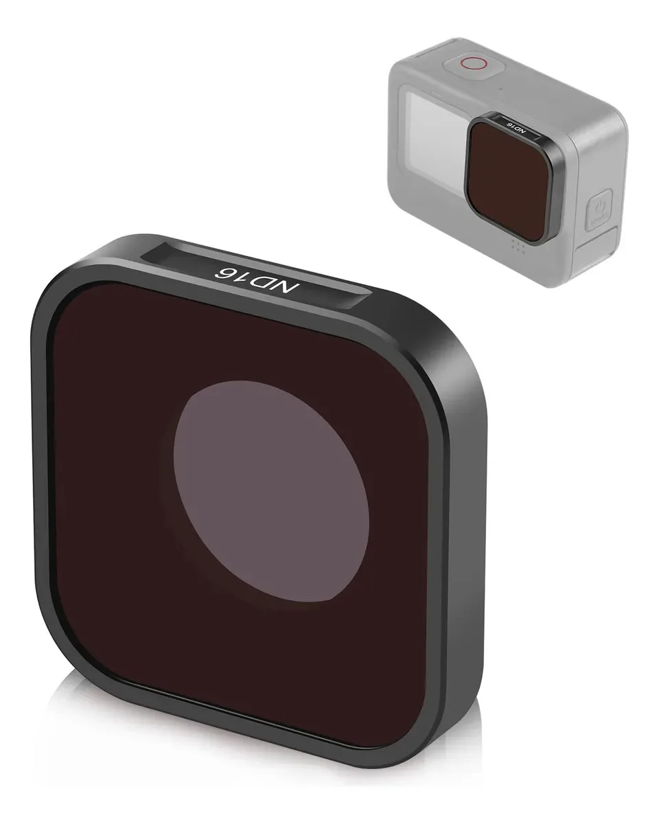 Filtro Nd16 para câmera preta Gopro Hero 12 11, 10 e 9