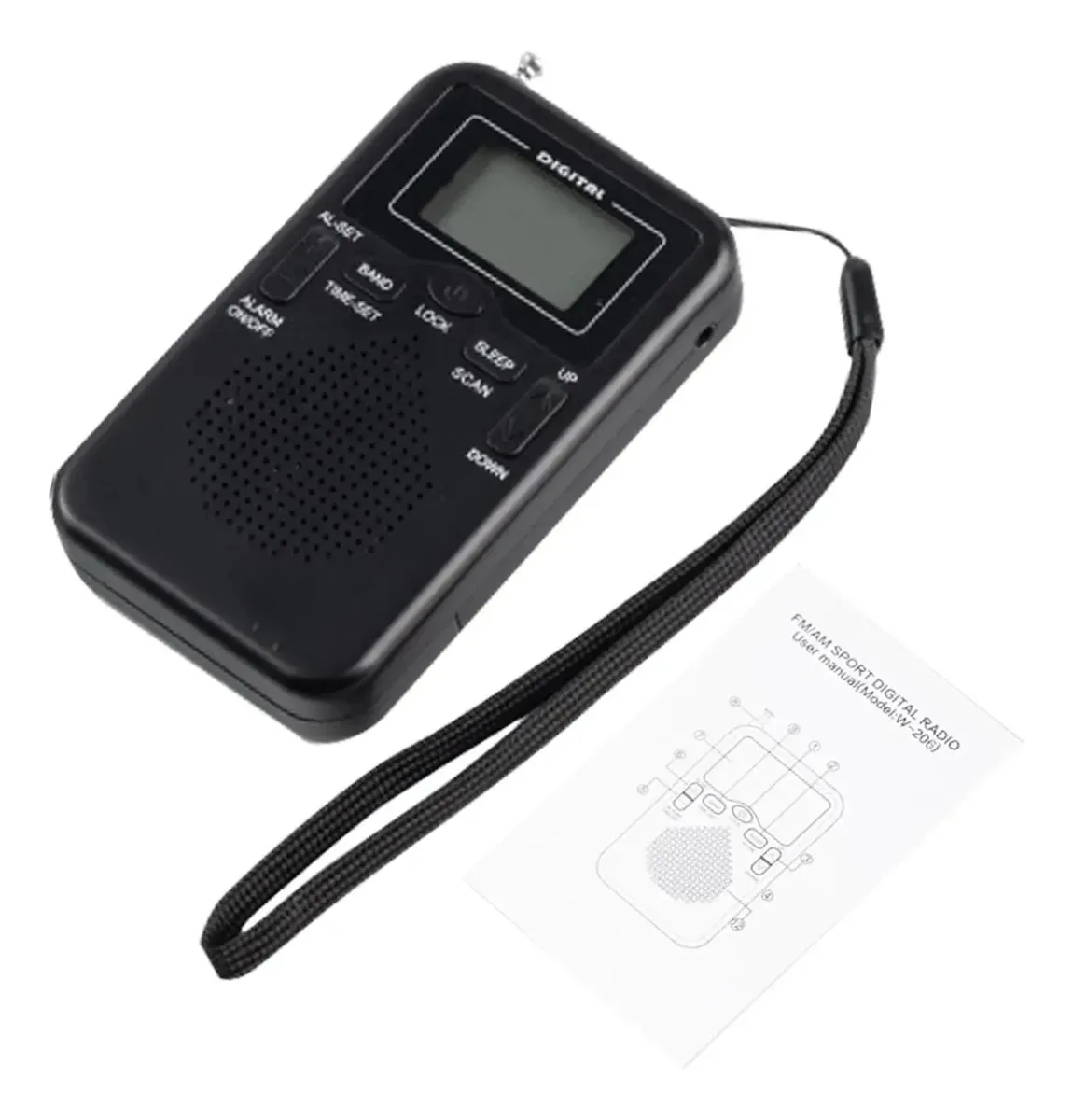 Rádio Am Fm portátil Qaheart, rádio transistor Am Fm pequeno | Rádio Am Fm | Rádio AM/FM de bolso com alto-falante embutido, áudio pessoal compacto e portátil para academia e caminhadas