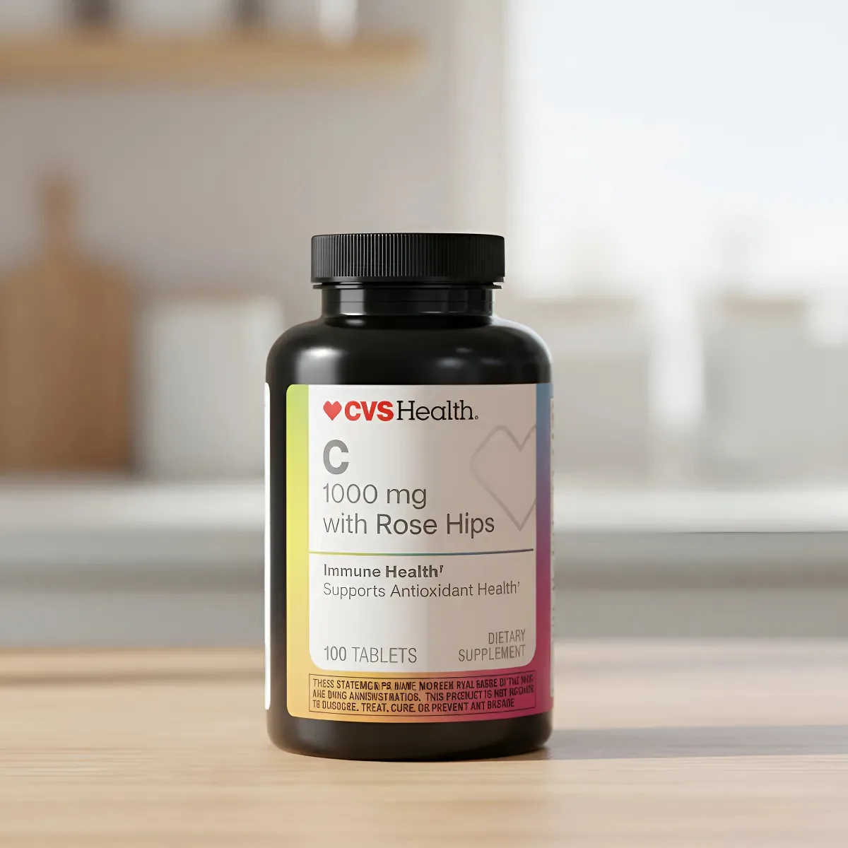 C 1000 mg com rosa mosqueta Immune Health 100 comprimidos Cvs Health Unflavred