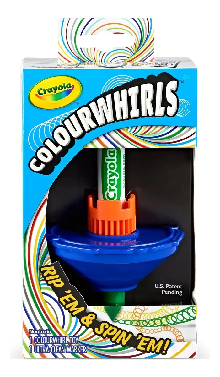 Jogo Trompo Crayola Colourwhirls criativo e divertido