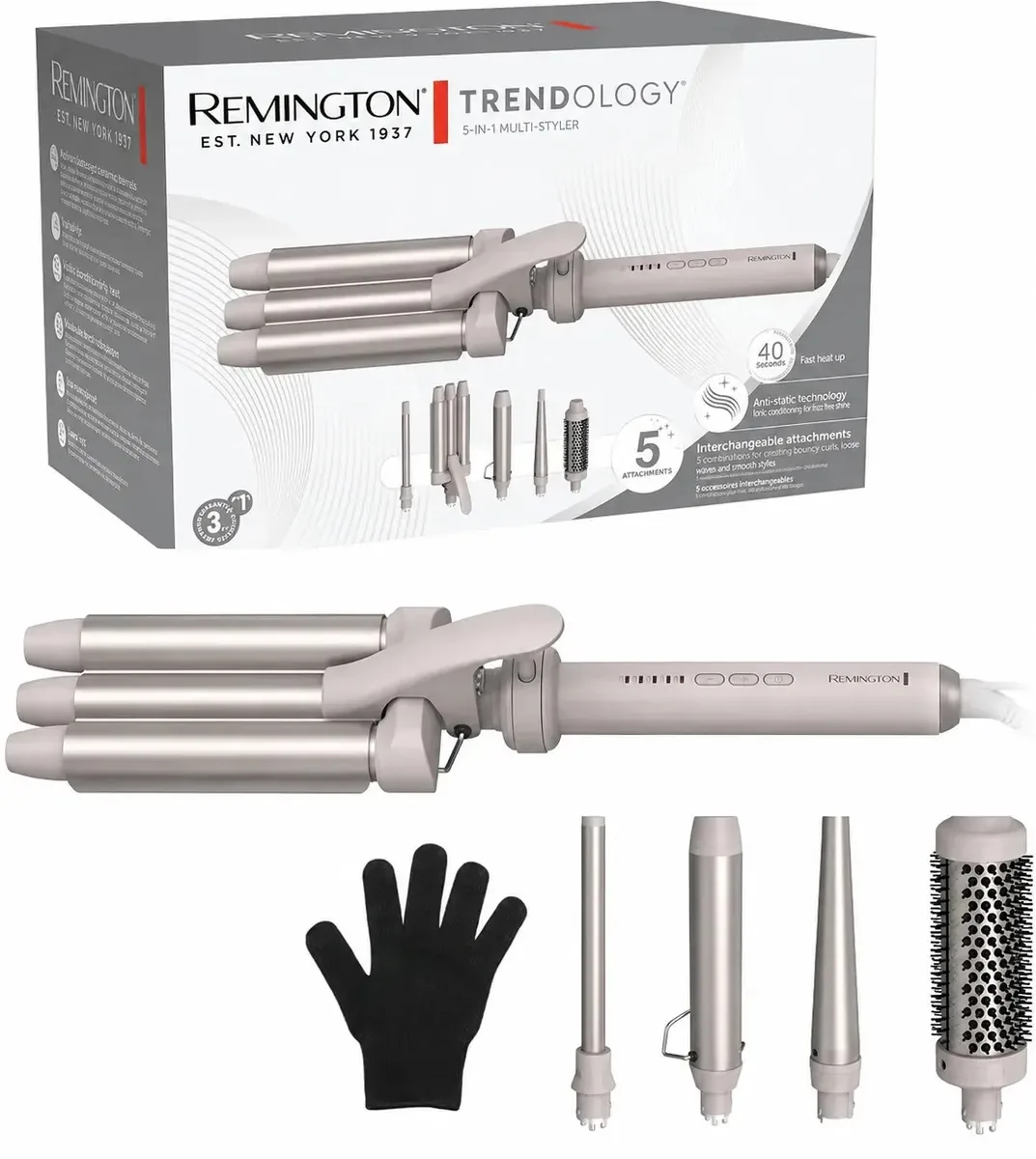 Remington CI41MS5 Volumizadora - Cinza