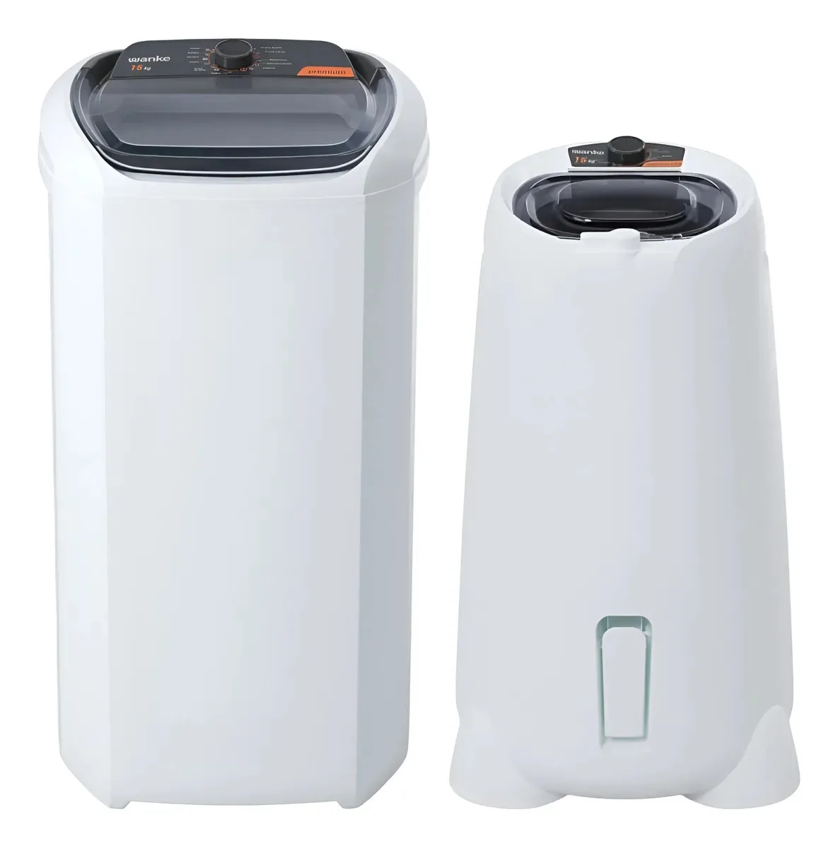 Máquina de lavar e secar roupa semi 15 kg Wanke C150l150t3earw Bl White