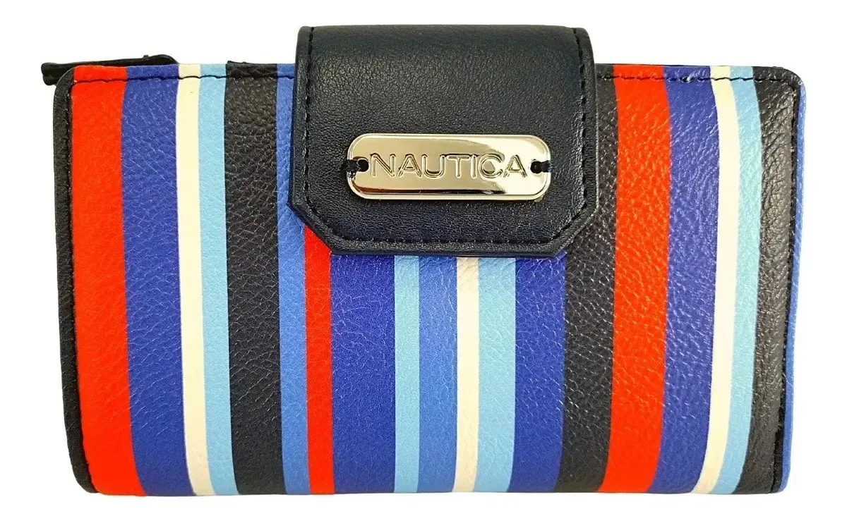 Carteiras femininas Carteiras Carteira feminina Nautical Lady azul/branca/vermelha
