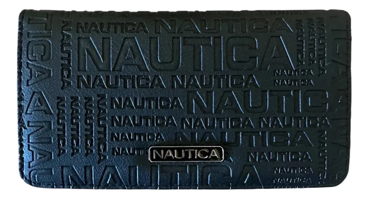 Carteira preta feminina Nautica