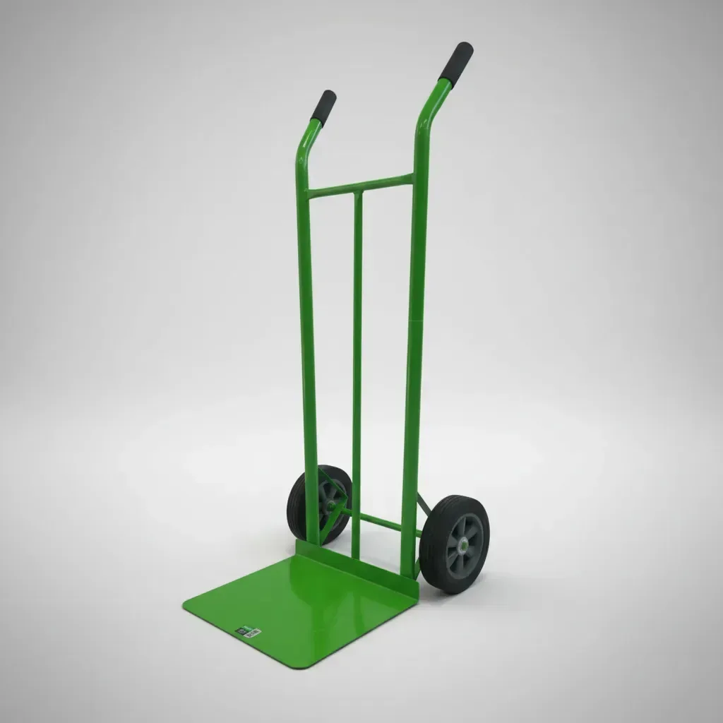 Carrinho de carga: caminhão de plataforma de aço verde Zorra Tube de 200 kg