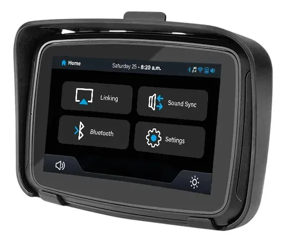 Carplay Moto C5 Navemoto 5 Polegadas Universal Gps Navegador Preto