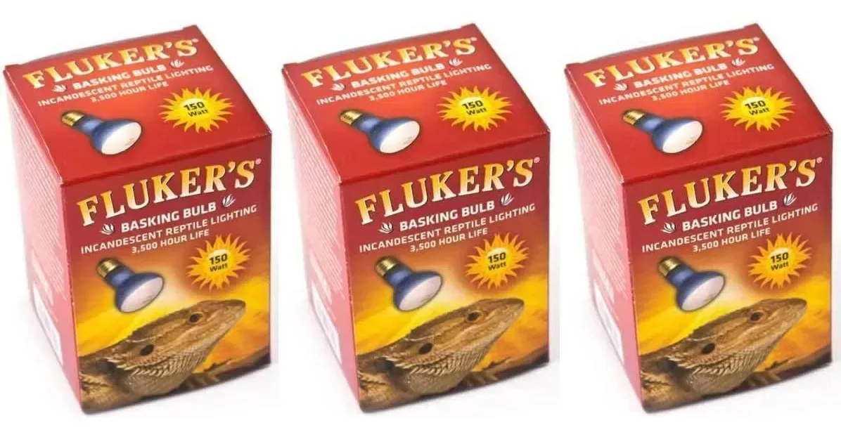 Fluker"s Basking - Lâmpadas para répteis (pacote com 3)