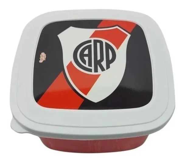 Recipiente para sanduíche infantil multicolorido River Plate Millionaire