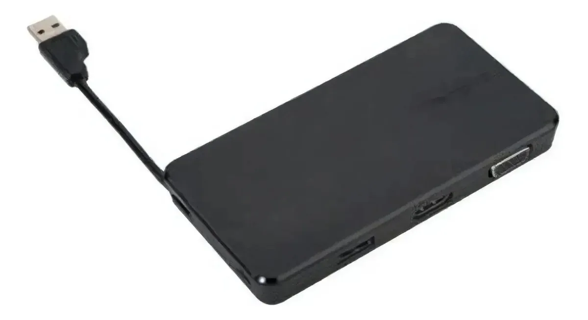 Hub multiportas Targus USB-C/A preto