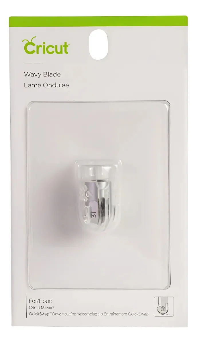 Lâmina de corte ondulada Cricut de 31 pontos