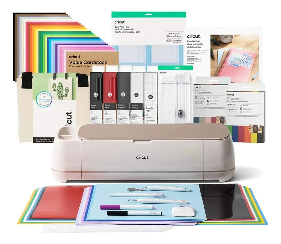 Pacote completo de plotter de corte Cricut Maker 4 Seashell