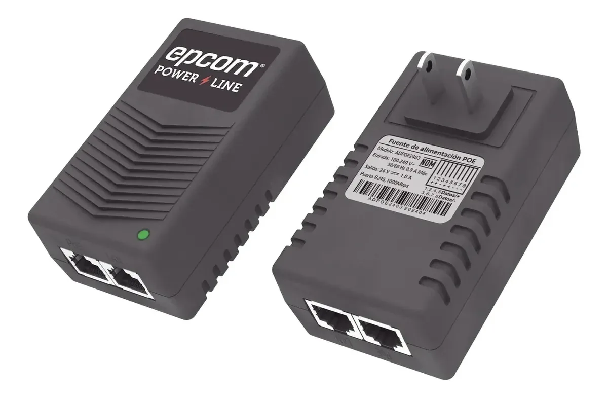 Adaptador Epcom Powerline 24w Adpoe2403 Poe