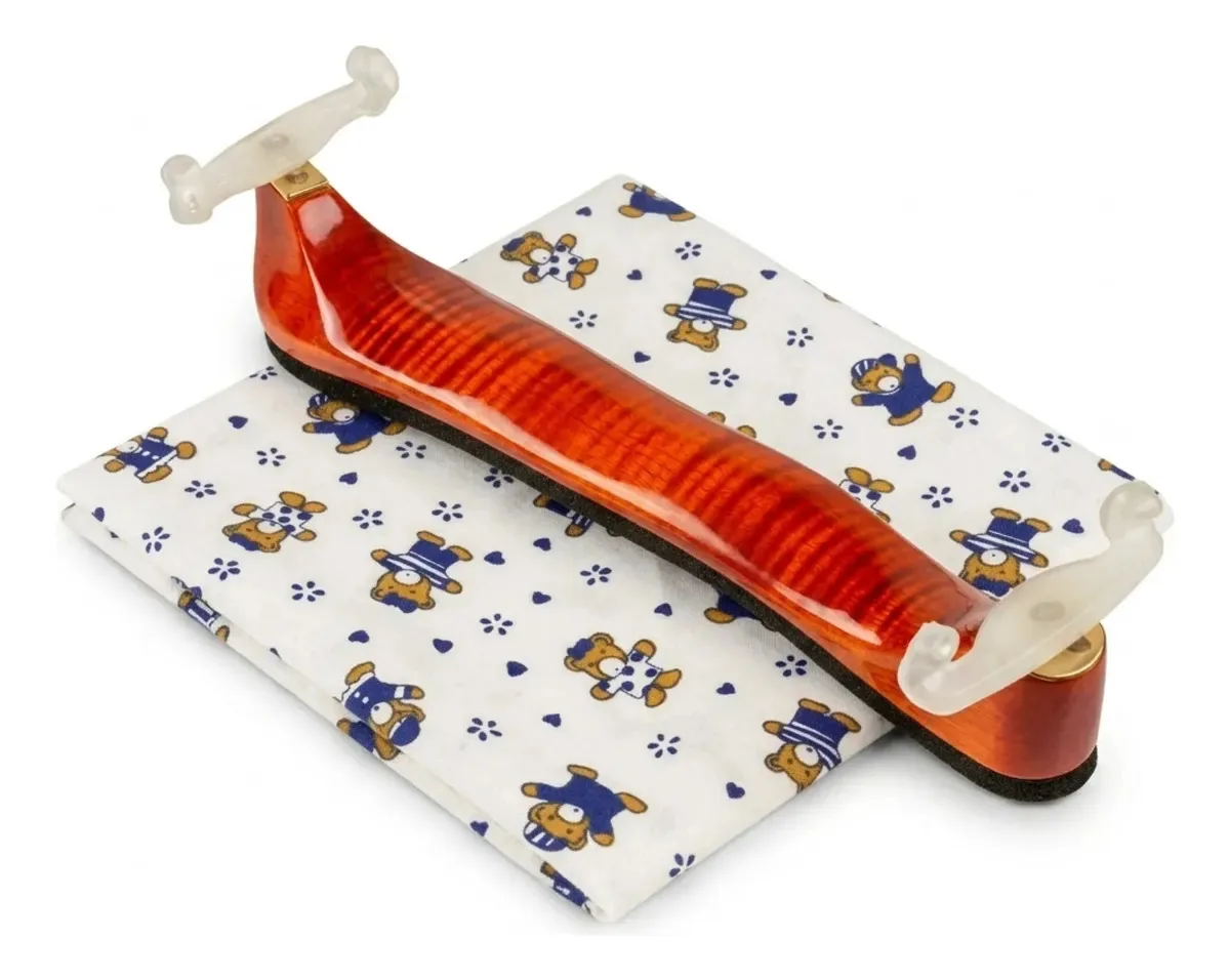 Almofada de viola de madeira Alice Vasr Brown