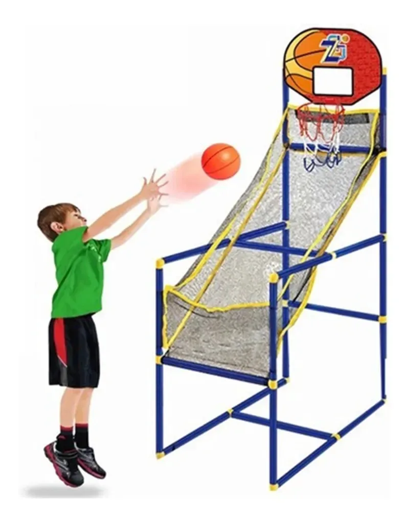 Conjunto de cesta de basquete para crianças, inflador + 5 balões de basquete e inflador, cesta de basquete para crianças e adultos, conjunto de brinquedos de presente para meninos e meninas