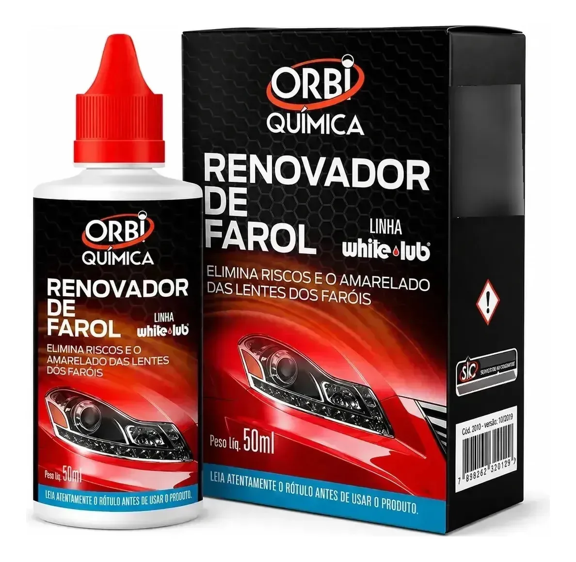 Renovador Farol Orbi 50ml Remove Amarelado Profissional