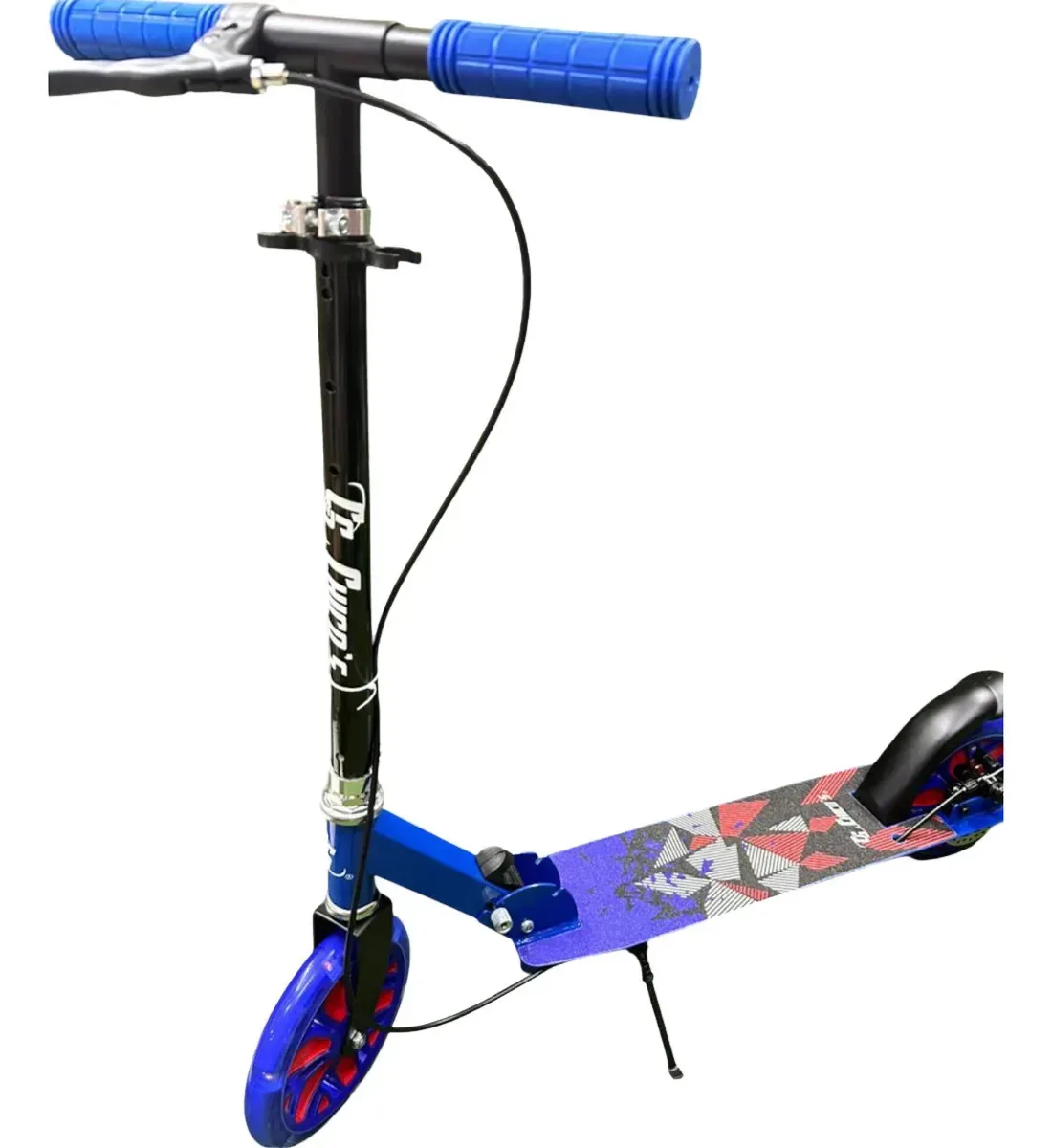 Cores de patinetes infantis Monopatin Freio a disco fino Freio a disco azul